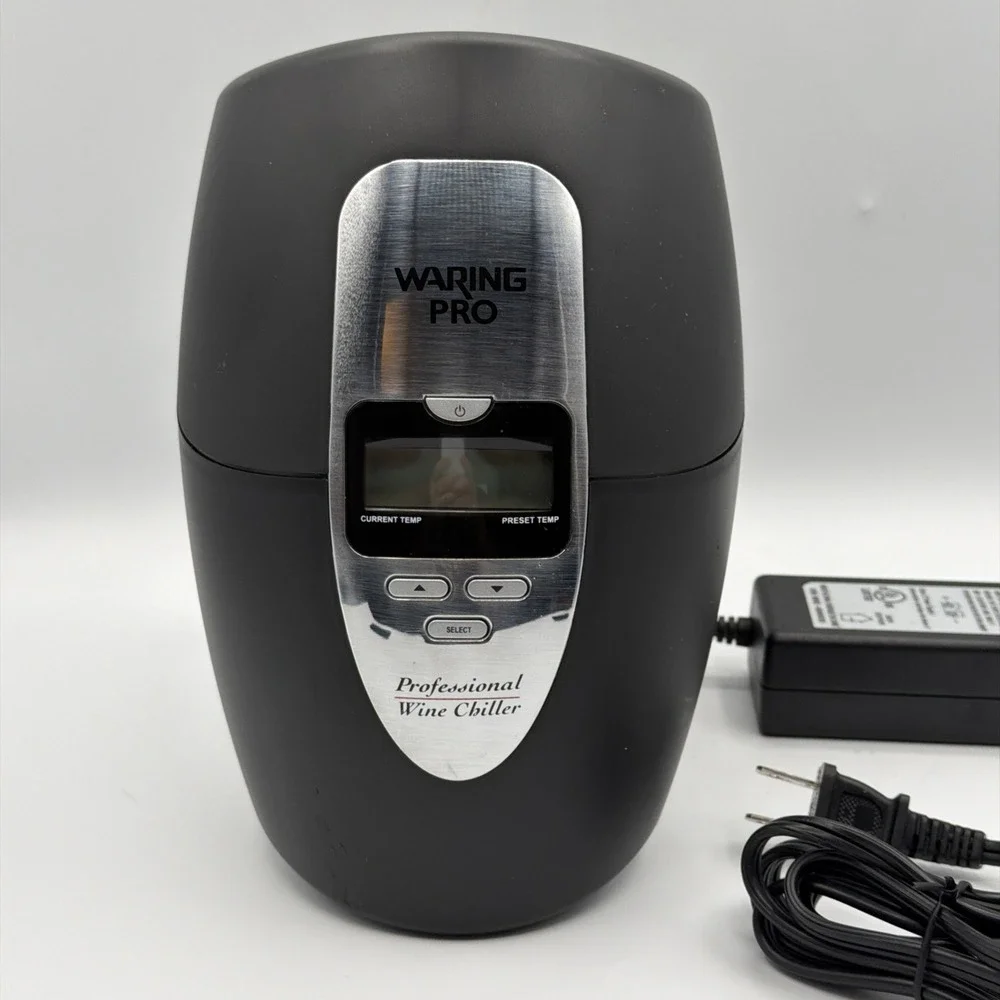 Waring Pro Wine Chiller Warmer Electric Cooler PC100 Works! +Digital User Manual